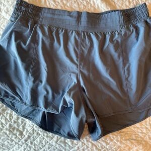 Blue Lululemon hotty hot shorts